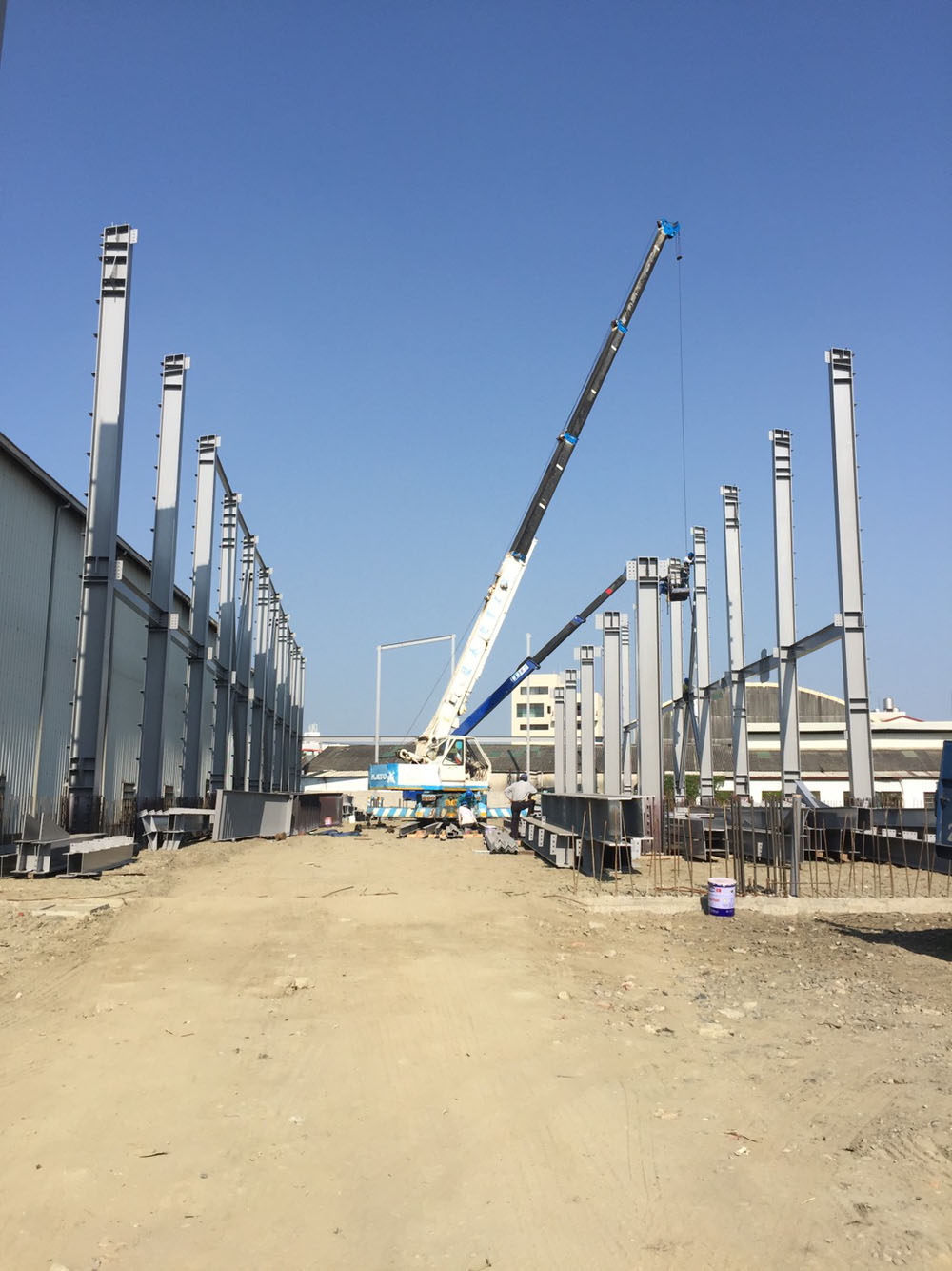 台南廠房鋼骨結構搭建工程